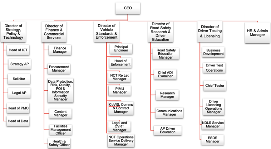 RSA High level organisation structure
