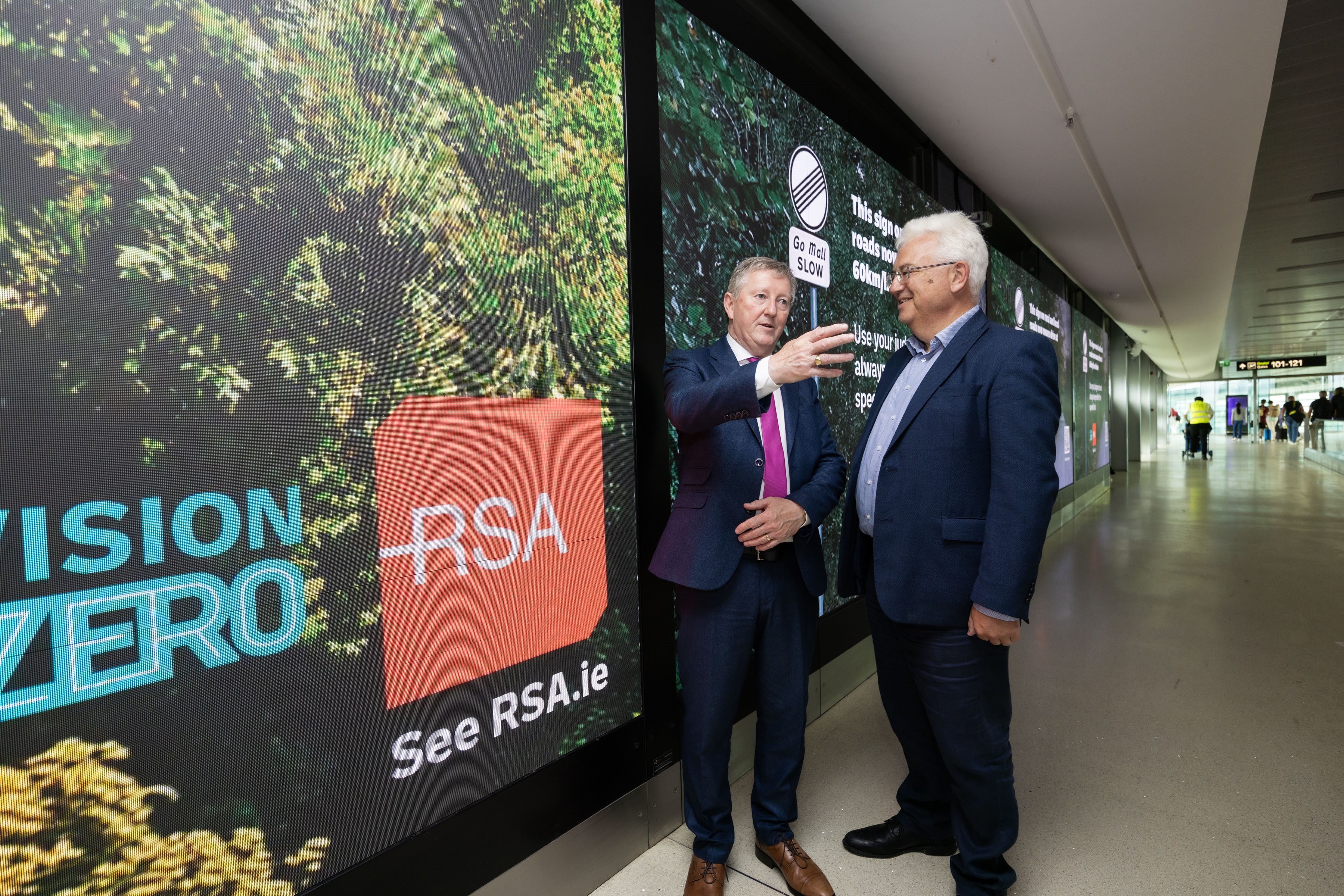 Minister Canney and Vincent Harrison DAA